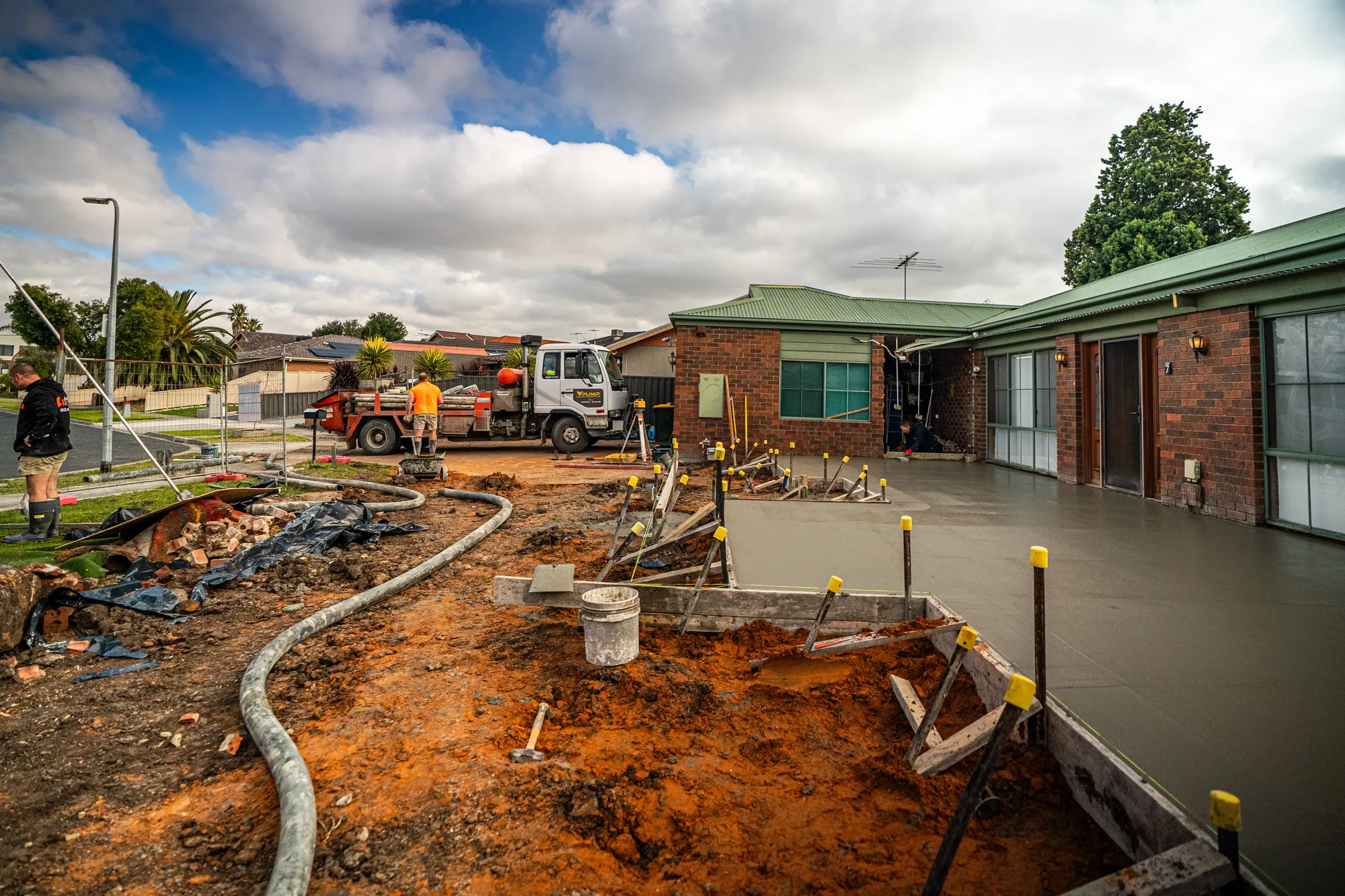 Site progress, Mill Park