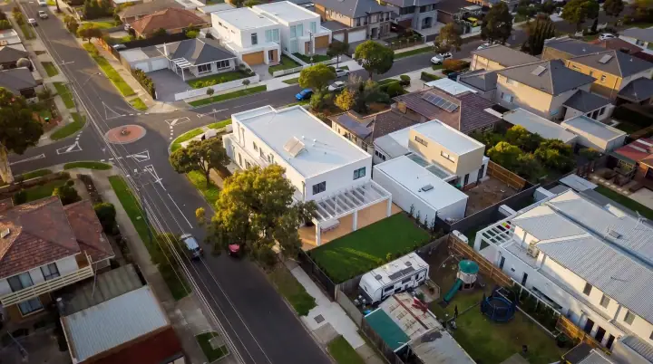 Drone photo, Avondale Heights