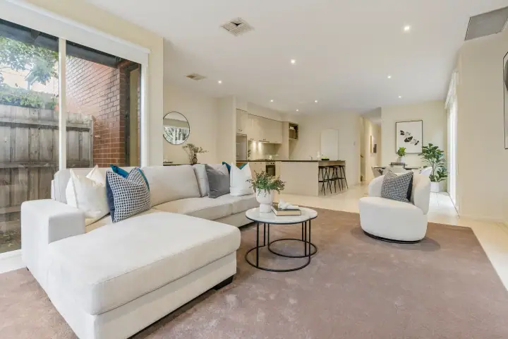 Living and dining room, McKinnon