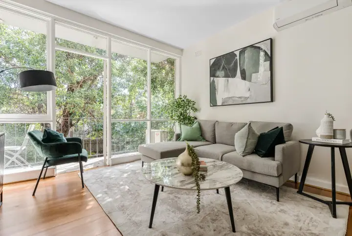 Living and dining room, St Kilda East